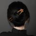 minkissy Wooden Star Hair Stick - Antique Chinese Hair Forks Vintage Wooden Hairpin for Long Hair Hanfu Headdress for Bride Ladies Women Girls - Buy Online on GoSupps.com