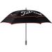 Titleist Tour Double Canopy Golf Umbrella Black/Black/Red