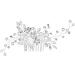 Bridal Flower Side Hair Clips Pearl Flower Hair Piece Wedding Hair Accessories for Brides Bridesmaid Girls Women - Buy Online on GoSupps.com