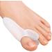 4 pieces toe spreader hallux valgus silicone ball protection toe separator correction bandage