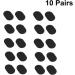 Faruta 10 Pairs Self-Adhesive Soft Foam Nose Pads for Glasses & Sunglasses | Non-Slip Skin Color 1.0mm & Black 1.5mm | International Shipping Available - Buy Online on GoSupps.com