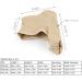Orthopedic Toe Brace with SEBS - Bunion Corrector & Hallux Valgus Brace for Foot Pain Relief | Breathable Lycra Fabric Toe Separator for Women and Men - Size L - Buy Online on GoSupps.com
