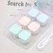 EXCEART 6pcs Colorful Contact Lens Case Set - Bulk Storage Organizer for Travel & Home - Buy Online on GoSupps.com