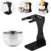 Minkissy 5-Piece Stainless Steel Razor Set | Shaving Soap Stand & Bowl | Perfect Husband Gifts | Colorful Acrylic Razors - Buy Online on GoSupps.com