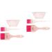 Lurrose 2 Sets Hair Dyeing Accessories mustache combs for men face tools men comb dye mixing bowl hairdressing brush bw2 bleaching powder Hair Salon Supplies Hairdressing Accessory man - Buy Online on GoSupps.com