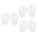 USHOBE 3 Pairs Gel Metatarsal Pads for Thong Sandals Flip- Flops Forefoot Cushion Inserts Ball Foot Grip Pads Clear Guards Separator Protectors for Metatarsal Support Anti- Slip