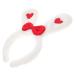 Beatifufu Bunny Ear Headband Party Hairbands Women Headpiece Women Hair Decoration Bunny Ears Adult Bunny Ear Hair Decoration Plush Headbands for Women Hair Accessories for Hair Bands