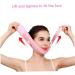 Double Chin Reducer V Line Facial Mask Face Lifting Tape Soft Chin Strap for Women Restore Skin Elasticity Pink Face Lifting Tape - Buy Online on GoSupps.com