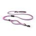 Ezydog jogging dog leash for small and medium -sized dogs - jogging leash runner lite 210cm - leash for jogging with dog reflective elastic with bungee jerk dampers (12mm bubblegum) 1.2 x 210cm bubble gum