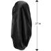 Satin Bonnet for Women 2 Pack - Soft & Elastic Black Leopard Hair Cap - Large Breathable Silky Sleeping Bonnet - Braids Bonnets for Women - Buy Online on GoSupps.com