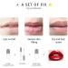 2 Pcs Natural Lip Plumper Gloss Set for Fuller Lips - Day & Night Moisturizing Formula for Lip Enhancement and Repair - Buy Online on GoSupps.com