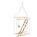 Buy Famkit Bird Toys: Wooden Hangers Stairs & Climbing Swings for Parrots Budgies & Hamsters - International Shipping Available! - Buy Online on GoSupps.com