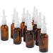 DYNWAVE 10 Empty Reusable Glass Nasal Spray Cans Containers 30ml Reusable Brown 3.2 x 12.4 cm - Buy Online on GoSupps.com