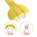 Babyease Kids 3 Sided Toddler Toothbrush - Soft Wrap-Around Baby Toothbrush 12 Months+ - Yellow - Buy Online on GoSupps.com