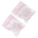FOMIYES 2pcs Lace Mesh Double Eyelid Sticker Decor Mono Eyelid Tape Natural Eyelid Sticker Earth Tones Blush 6x6cm As Shown
