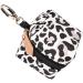 Toddmomy Leopard Print Leather Pacifier Holder Case | Stylish Storage for Toddlers & Small Children | Perfect for Diaper Bags & Strollers - Buy Online on GoSupps.com