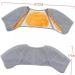FRCOLOR Heated Shoulder Warmer Pad - Microwavable Shoulder Brace & Compress for Pain Relief - Perfect for Neck & Back Support - Buy Online on GoSupps.com