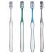 Gatuida 4 pieces hard toothbrushes fine bristles full head toothbrush solid toothbrush travel man-toothbrushes manual mouthwashers for mouthfare requirements