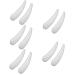 Healvian 10 Pcs Cosmetic Spatula Makeup Applicator Face Spatula Cosmetics Spatulas Reusable Stainless Steel 1 g (Pack of 1) As Shownx5pcs
