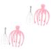 Fomiyes 2 sets of head massage clerk Hair scrapers scalp massage scalp massage multifunctional tools Heading massager Head-head skin massage device therapeutic massage device depth