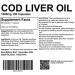 Pure High Strength UK Made Cod Liver Oil 1000mg Softgels - 180 Capsules, Pharmaceutical Grade - Buy Online on GoSupps.com