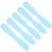 Verdant Touch Tooth Pavement Mixed Knife Set - 5 Light Blue Dental Spatulas for Alginate & Plaster Materials - International Shipping Available - Buy Online on GoSupps.com