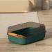 ZOOBERS Retro-Style Large Cat Litter Box with Anti-Splash High Sides Detachable Design Odor Control and Scoop Included (50x34x18 cm Or 20x14x7 inch Green) - Buy Online on GoSupps.com