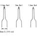 Pyrography Wire Tip Set - ITROLLE 6PCS 3Sizes Wood Burning Ball Tips - for 30-50W Adjustable Wood Burning Machine - Buy Online on GoSupps.com