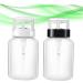 Beaupretty Bottle Lockable Pump Dispensing Bottle for Nail Polish and Makeup Remover push down pump bottle nail art supplies nailpolishh nail polish remover pump nail polisher liquid Art medium Transparent Color - Buy Online on GoSupps.com