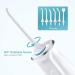 Portable Dental Oral Irrigator - 3 Modes 6 Jet Tips Rechargeable & Waterproof Teeth Cleaner for Home - Compact & Easy to Clean - Buy Online on GoSupps.com