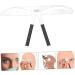 Housoutil 2pcs Embroidery Eyebrow Ruler Accessories Make up Girl 14.5x8.4cmx2pcs Silverx2pcs - Buy Online on GoSupps.com