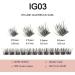 Fluffy Eyelashes Set DIY Lashes Extensions 120 Volume Single Clusters Thick Senmented Eyelash with Glue Tweezers Natural Fine Black Stalks Eyelash Kit (IG03-C 10-16mm MIX-Glue-Tweezer) 10-16mm MIX-Glue-Tweezer IG03-C - Buy Online on GoSupps.com
