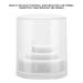 48 Slots Clear Nail Drill Case Holder - Manicure Tool Organizer & Display Stand for Nail Drill (White) - Buy Online on GoSupps.com