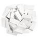 Auauy 72 PCs make -up sponge set latex -free cosmetics sponges small reusable beauty blender makeup make -up smoke sponge for liquid foundation powder sun protection and cream (white) 72 PCs (white)