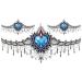 Large Mandala Chest & Waist Temporary Tattoo Sticker Set for Women - 8 Sheets - Buy Online on GoSupps.com