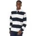 Charles River Apparel Men's Classic Rugby Shirt XL Navy / White