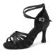 RUYBOZRY Latin dance shoes women satin standard dance shoes model 802QB 36 EU 802qb black heel 8 5cm