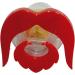 WOM Mustacho | Mustache Shaped Candy Lollipops | Strawberry and Cherry Flavored Multi-Colored Lollipops | Display Case of 24 x 15 Gram Strawberry Candy - Buy Online on GoSupps.com