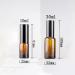JIHUOO 4pcs 30ml Empty Amber Glass Spray Bottles - Perfume Atomizer with Fine Mist - Brown Glass Vials for Travel & Home Use - Buy Online on GoSupps.com