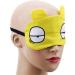 Yunzee Soft Yellow Sleep Eye Mask for Kids Girls Adults - Ideal for Yoga, Travel, Sleeping Parties - Protection, Comfort, and Style - Buy Online on GoSupps.com