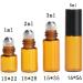 Buy Jawseu 25 Pack 2ml Refillable Brown Glass Roll-On Bottles | Essential Oil & Cosmetic Drip Containers for Travel - Buy Online on GoSupps.com