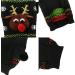 HRTTSY Dog Sweater - Christmas Cartoon Reindeer Knitwear for Pets | Warm XXS Black Winter Clothes - Buy Online on GoSupps.com