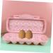 Healeved 2pcs Refrigerator Food Tray Fridge Drawer Tray Container Kitchen Egg Tray Storage Box Egg Plate Grid Pink 30X11CM - Buy Online on GoSupps.com