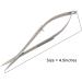 SANDBRSOS Cuticle Scissors Extra Fine Straight Professional Precise Pointed Tip Grooming kit for Eyebrow Eyelash Trim Nail and Dry Skin 12cm - Buy Online on GoSupps.com