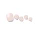 Semi Cured Gel Nail Strips | Glossy Pink Toe Nail Stickers | 32pcs UV Gel Nail Wraps for Salon Quality Pedicures at Home - Buy Online on GoSupps.com