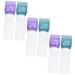 GALPADA 6 pi ces Flacon Applicateur Peigne pour Coloration Cheveux Bouteille Plastique avec chelle Gradu e Pratique pour Appliquer Huile et Lotion Aux R utilisable et Facile
