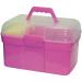 RL24 Children's Horse Care Set - 8-Part Cleaning Box with Mane Brush Hoof Scraper & More - Pink | International Shipping Available - Buy Online on GoSupps.com