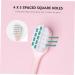 4-Piece Soft Cotton Toothbrush Set - Large Head Plastic Oral Hygiene Brushes for Women | Macaron Colors | Body Care - Buy Online on GoSupps.com