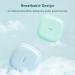 Slim Retainer Holder with Vent Holes | Portable Night Guard Case for Travel | Magnetic Closure Aligner Case Compatible with Invisalign (Pastel Blue - Buy Online on GoSupps.com