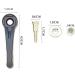 Sharplace Electric Hair Clipper Blade Adjustment Lever for 8148 & 8591 - Precision Haircut Kit Accessory - Buy Online on GoSupps.com